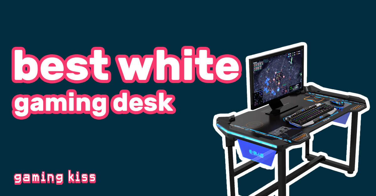 best white gaming desk